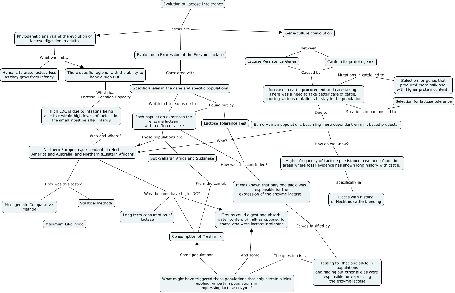 Evolution Of Lactose Tolerance 8568